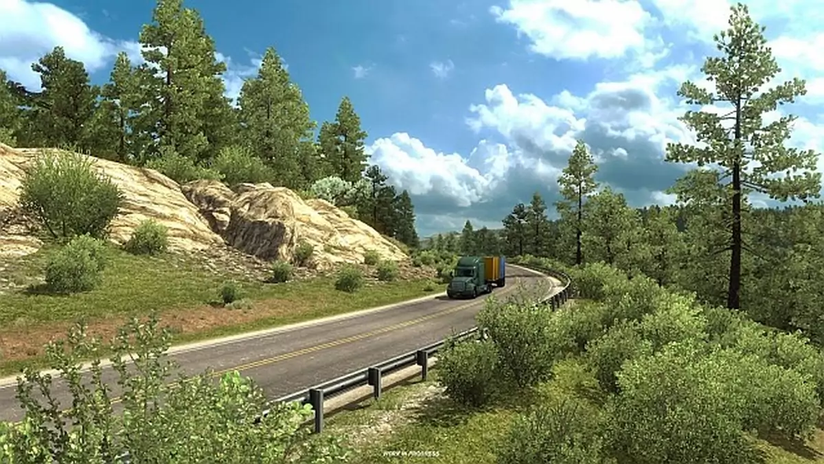 American Truck Simulator - twórcy chwalą się pięknymi screenshotami z dodatku New Mexico