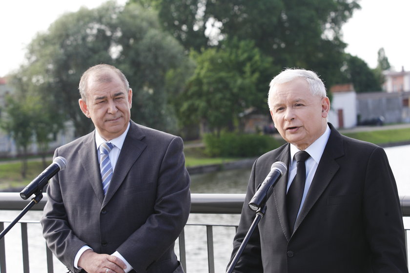 Jerzy Wilk i Jarosław Kaczyński