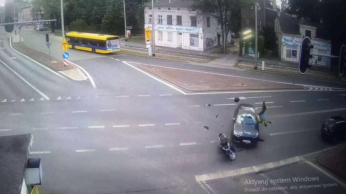 Nagranie z Pabianic. Aż włosy stają dęba