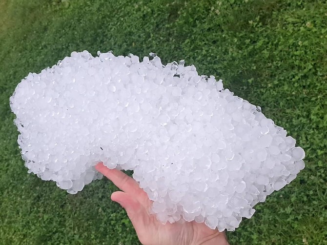 Grad koji je danas pao u Kraljevu