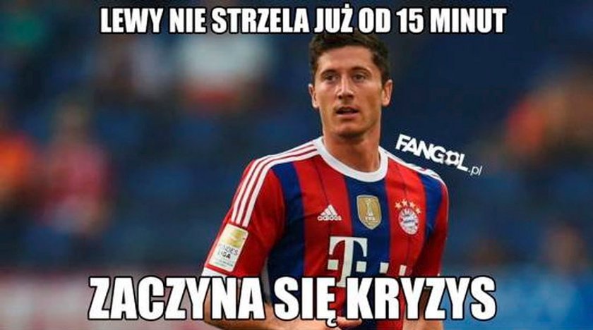 Wyszedł do toalety i przeoczył 5 goli Lewego! [MEMY]