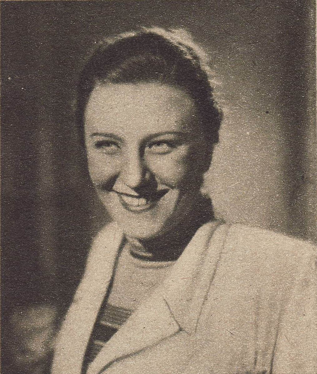 Irena Laskowska w 27. numerze miesięcznika "Film" (1947)