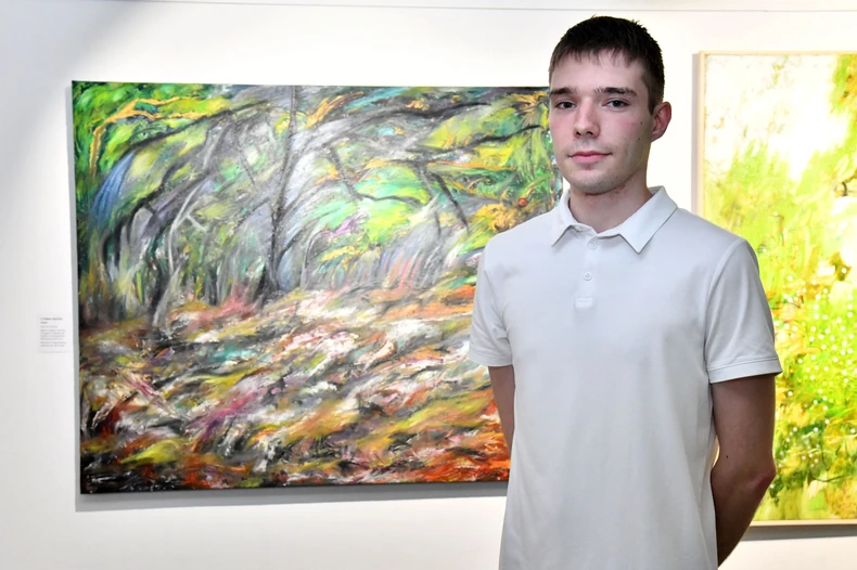 Umetnik Stefan Matić sa Fakulteta savremenih umetnosti u Beogradu 