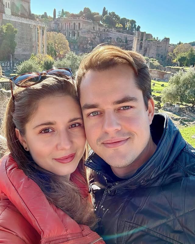 Tanečnica Dominika Vaš Chrapeková s manželom. 