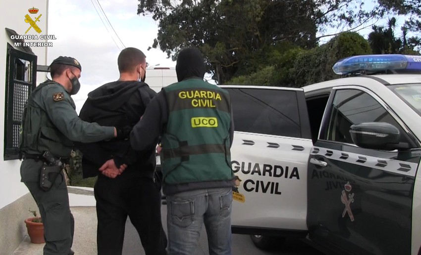 Hapšenje u Španiji, ilustracija