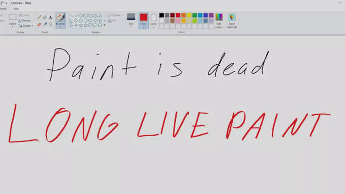 Microsoft jednak nie porzuci Painta