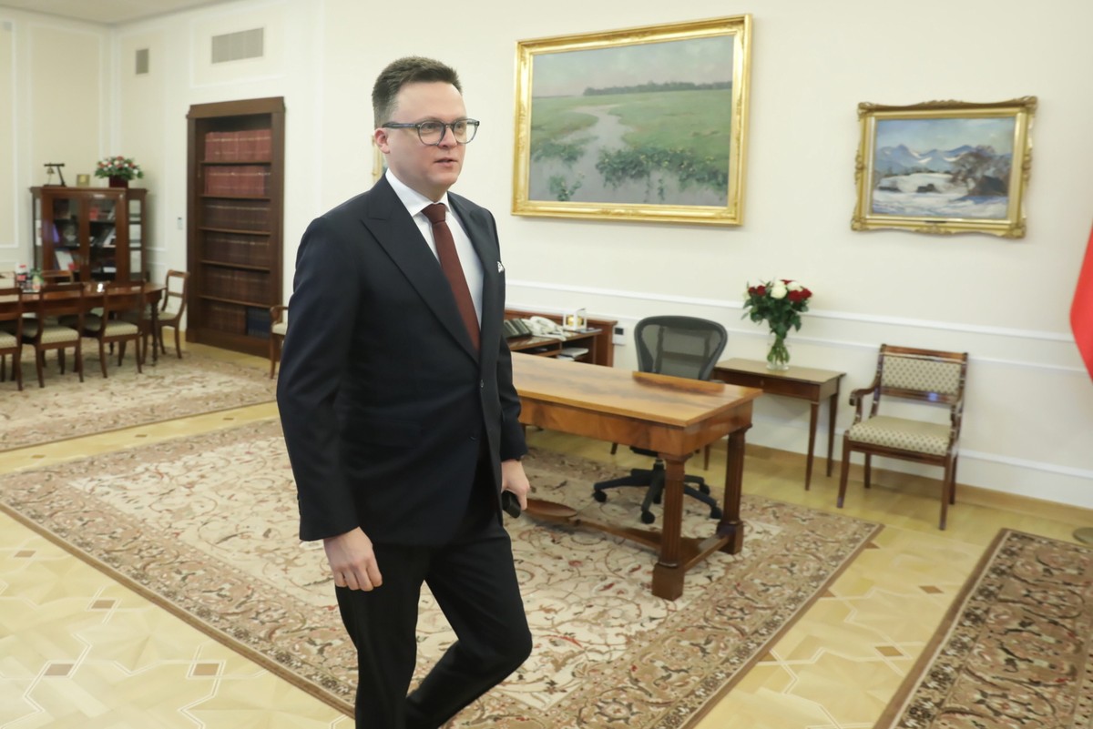 Szymon Hołownia prowadzi dziś wiele rozmów w sprawie Kamińskiego i Wąsika