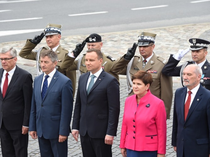 Andrzej Duda, Beata Szydło i Antoni Macierewicz