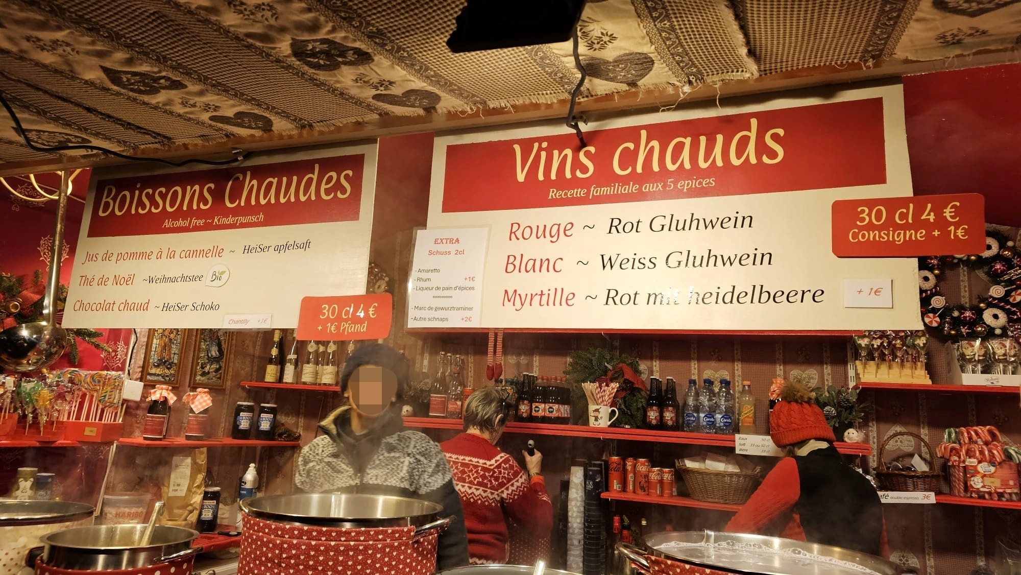 Ceny na vianočných trhoch v Štrasburgu.