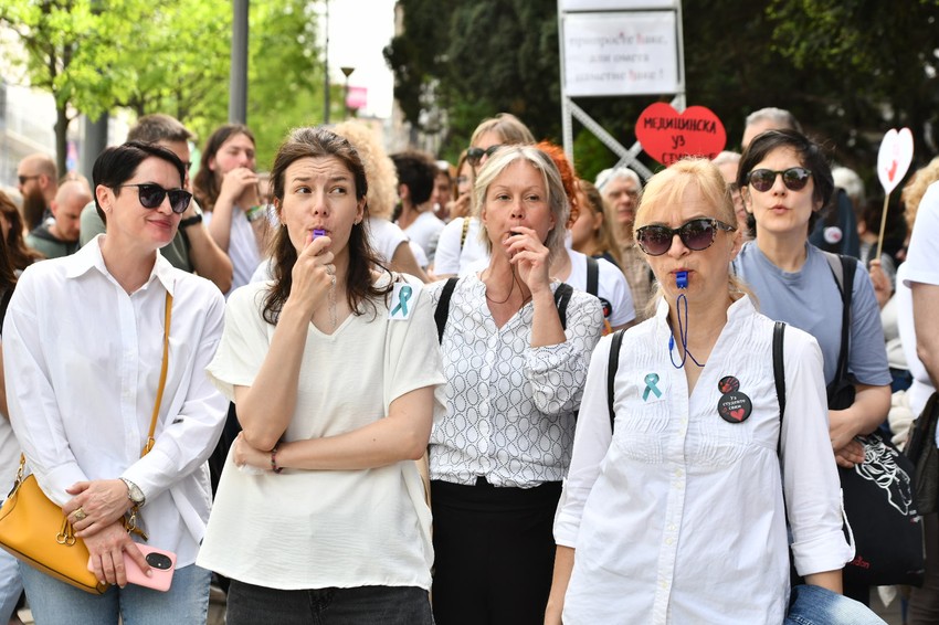Protest ministarstvo prosvete