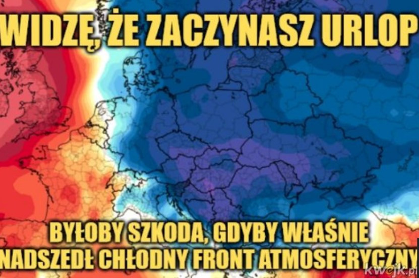 Memy na deszczowe wakacje 