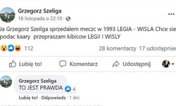 Były piłkarz Wisły Kraków przyznał się, że sprzedał mecz Legii Warszawa