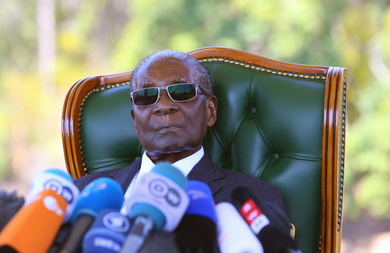 Robert Mugabe w 2018. r.