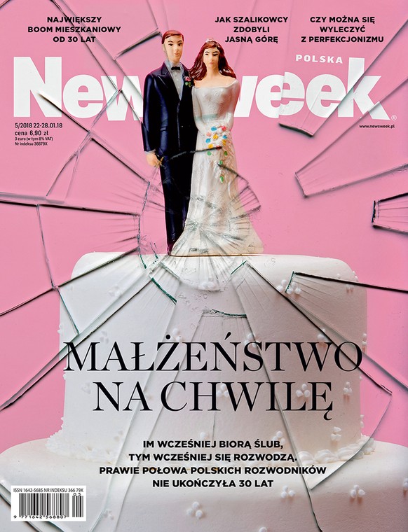 Okładka najnowszego wydania "Newsweeka"