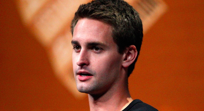 Snapchat CEO Evan Spiegel.