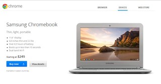 Chromebook - notebook Samsunga za 250$