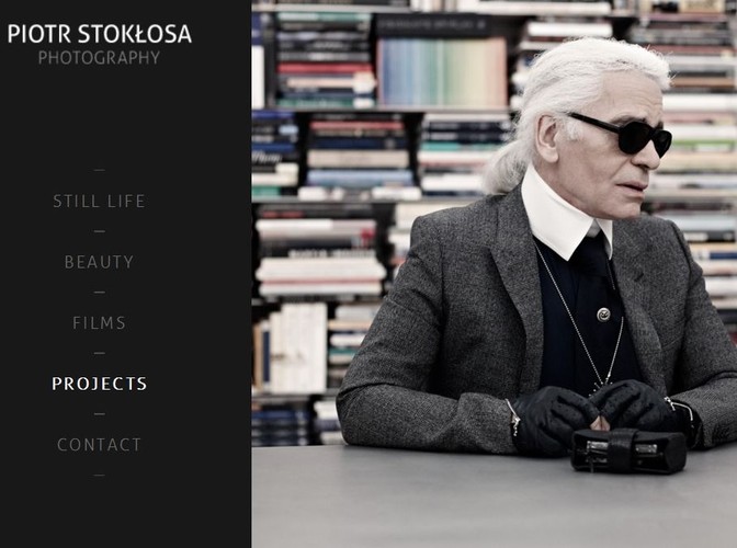 Karl Lagerfeld - zdjęcie z portfolio Piotra Stokłosy (www.piotrstoklosa.com)