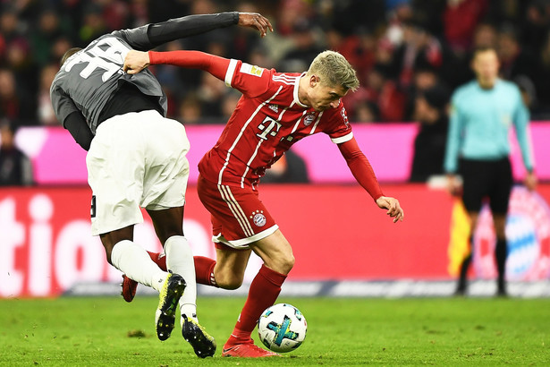 Liga niemiecka: Lewandowski po raz trzeci w jedenastce kolejki "Kickera"