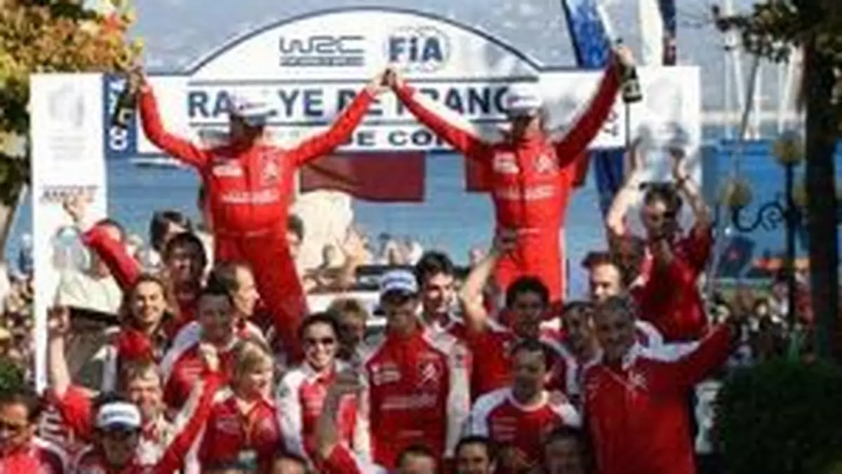 Citroën szczęśliwy z trzeciego zwycięstwa Loeba na Korsyce