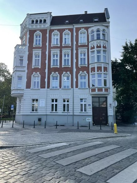 Współczesne zdjęcie budynku, w którym porzucono dziewczynkę - ul. Górnych Wałów 52, Gliwice