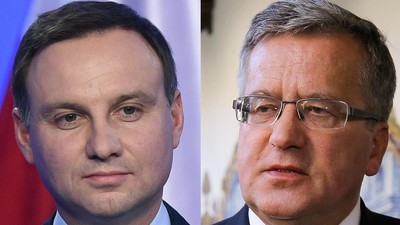 Andrzej Duda i Bronisław Komorowski Duda Komorowski