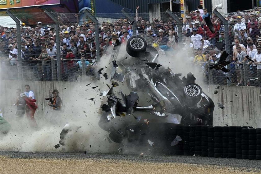 Dramatyczny wypadek w Le Mans