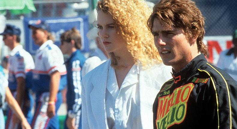 Tom Cruise and Nicole Kidman in Days of Thunder.Paramount Pictures/Getty Images