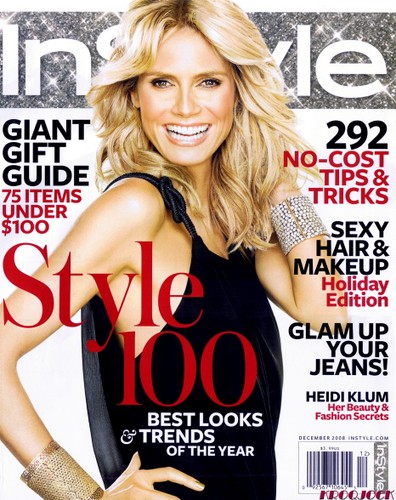 Heidi Klum, 'In Style' z grudnia