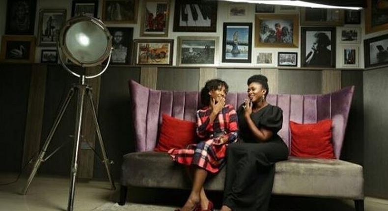 Waje and daughter, Emerald