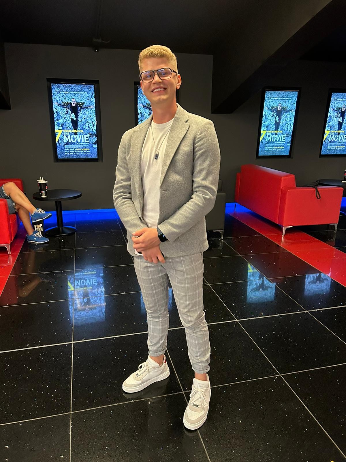 Oliver Oswald na premiére filmu ONEMANSHOW.