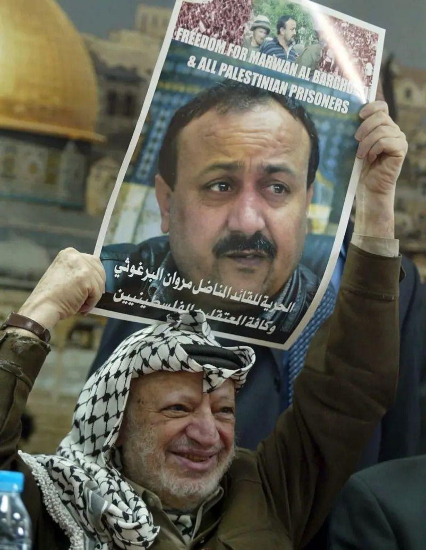Fatah se zalaže za Bargutijevo oslobađanje od njegovog hapšenja u aprilu 2002. godine | Foto: Getty Images