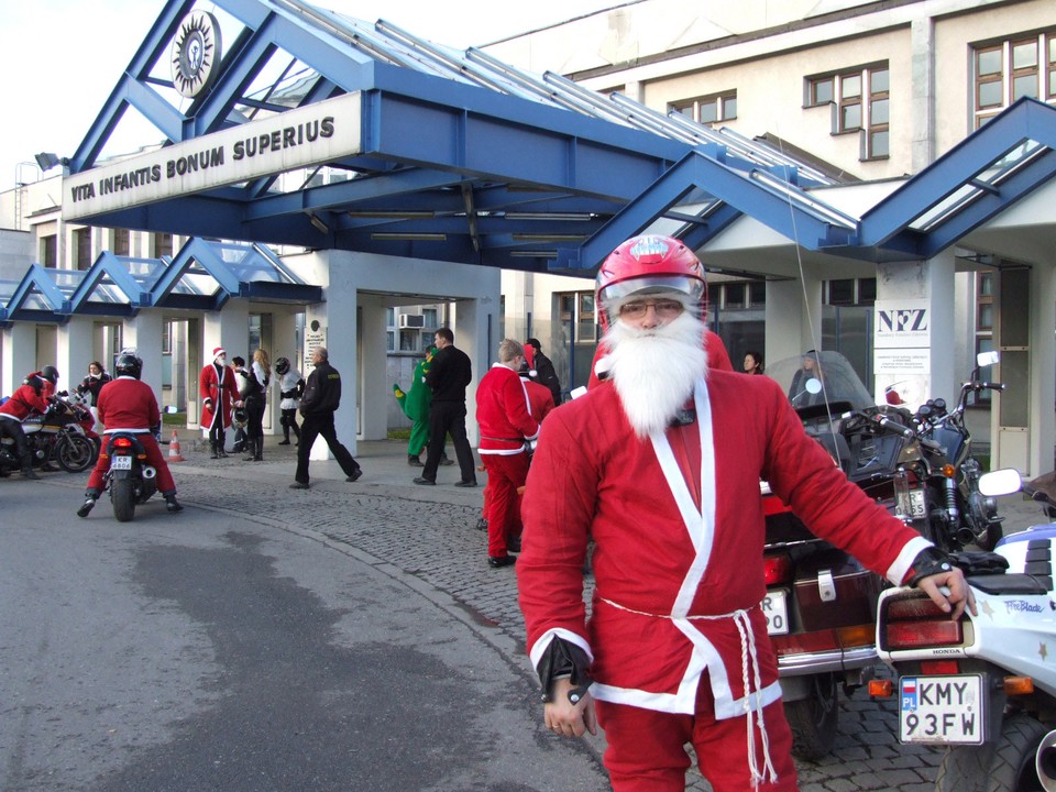 MIKOŁAJKI MOTOCYKLOWE W KRAKOWIE '2008