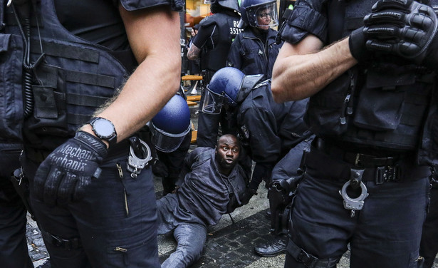 Protest "Black Lives Matter" w Berlinie