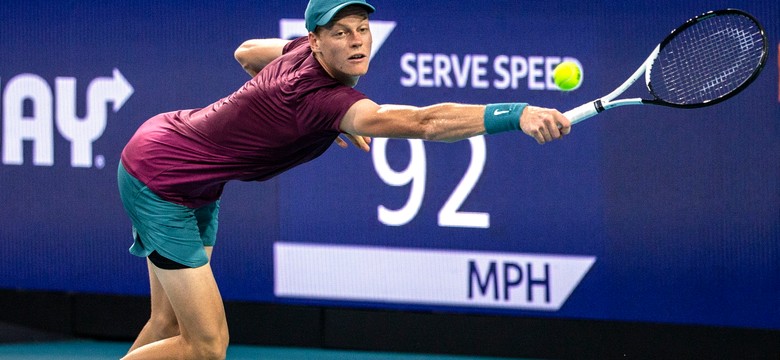 Sinner pierwszym półfinalistą turnieju ATP w Miami
