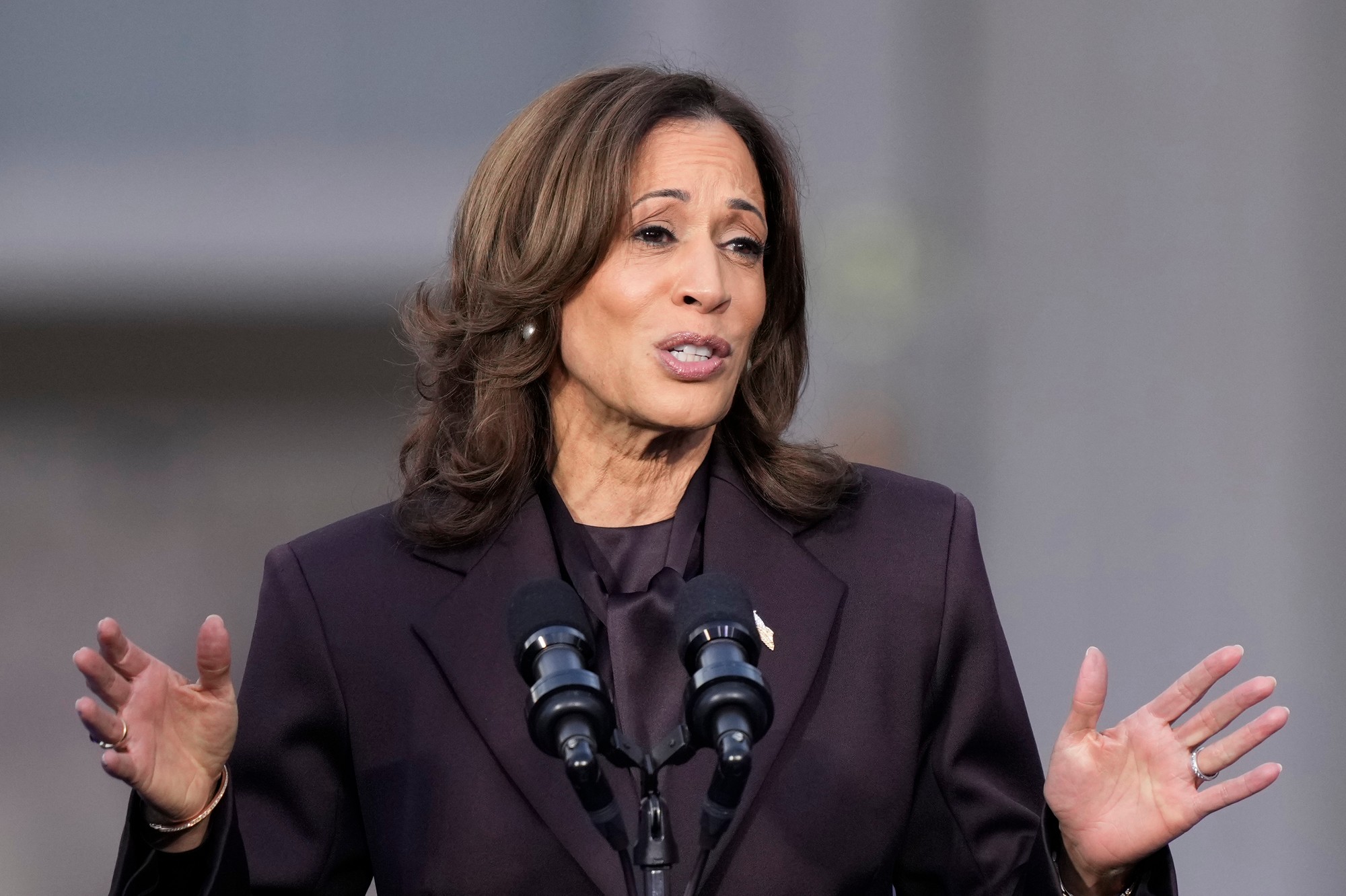 Americká demokratická prezidentská kandidátka a americká viceprezidentka Kamala Harris.