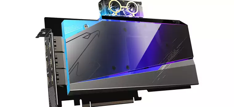 Gigabyte Aorus GeForce RTX 3080 Xtreme Waterforce WB 10G - karta z blokiem chłodzenia cieczą