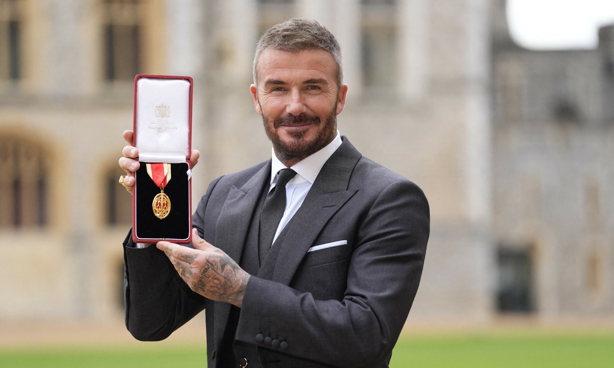 David Beckham pasowany na rycerza. Nie każdy chce przyjąć ten tytuł