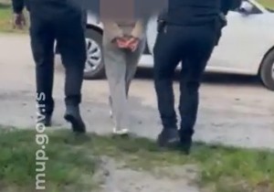 Uhapšena žena ilustracija