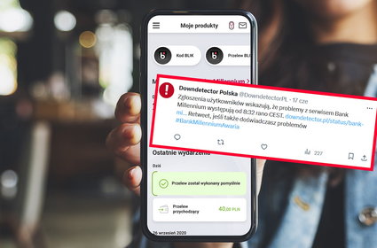 Awaria w dużym banku. Tysiące klientów z problemami