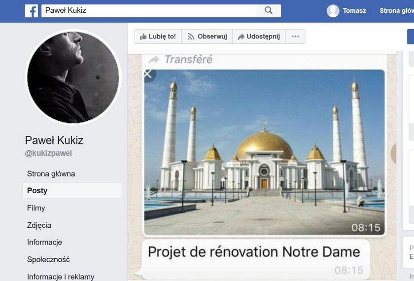 Meczet zamiast Notre Dame?