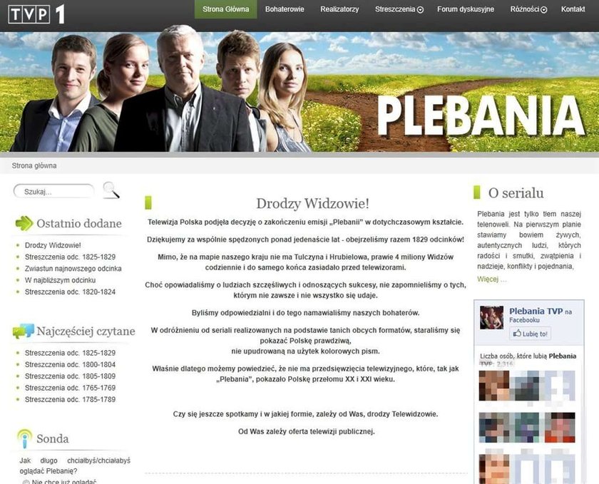 "Plebania". Serialu nie ma, a na forum wrze! Przeczytaj