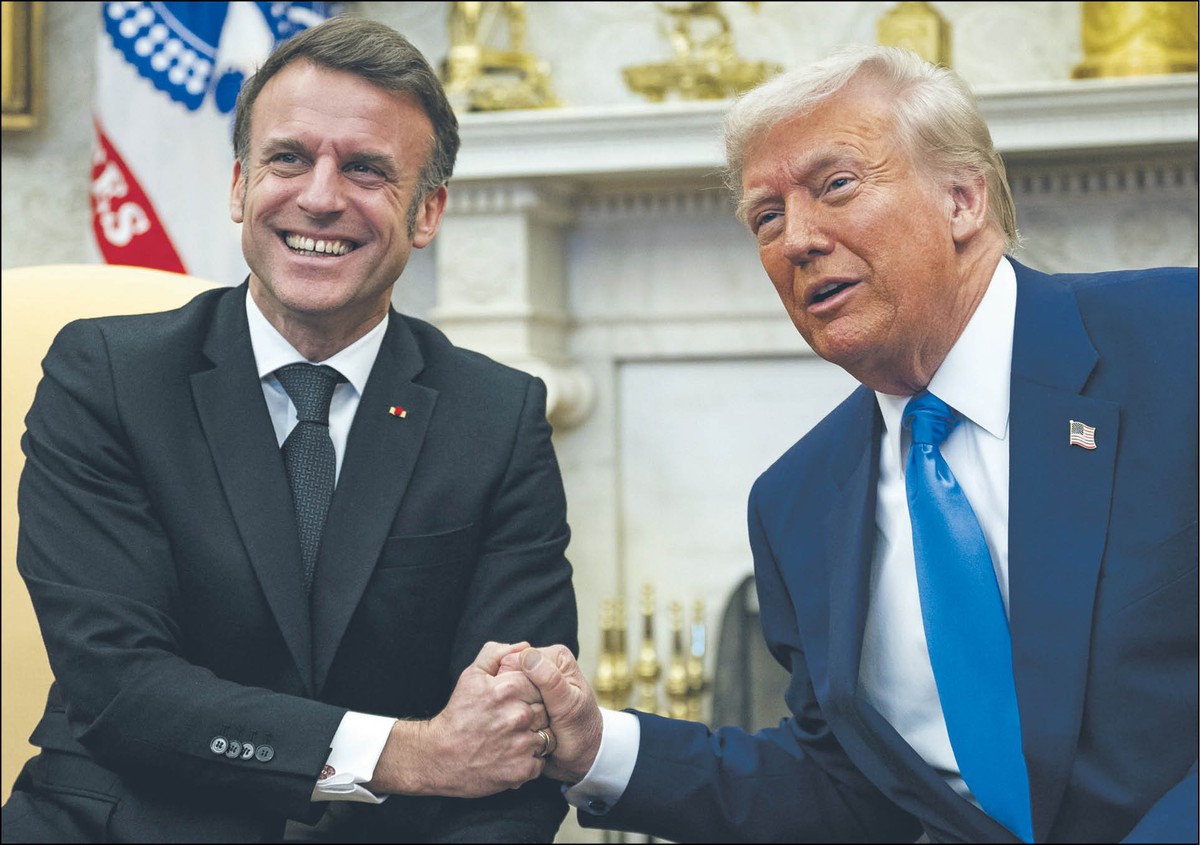 Przywódcy Francji i USA po spotkaniu w Białym Domu