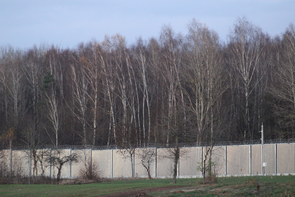 Nowodziel. Zapora na granicy polsko-białoruskiej