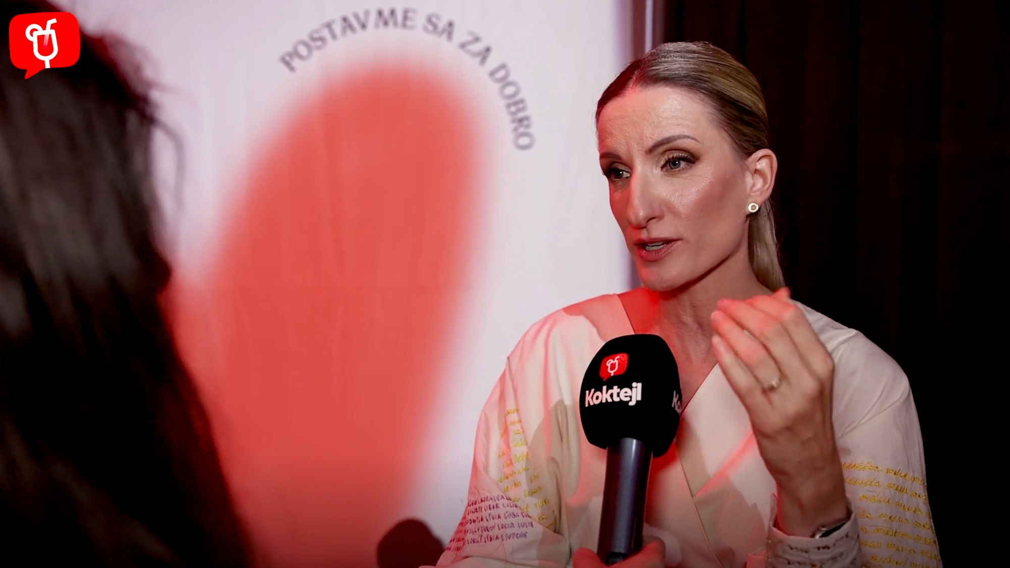 Moderátorka Adela Vinczeová.
