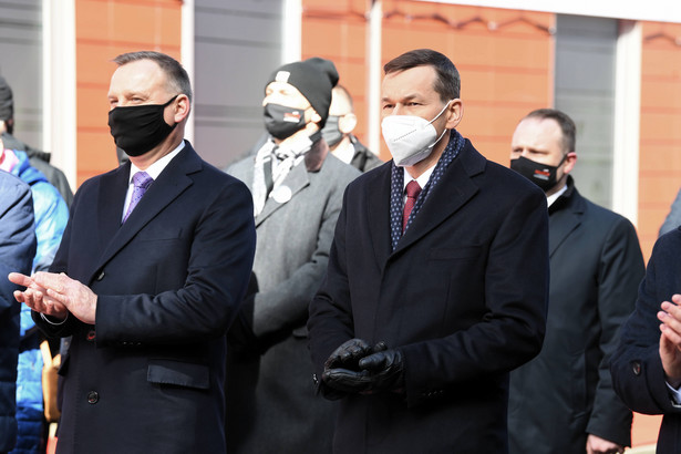 Prezydent Andrzej Duda i premier Mateusz Morawiecki