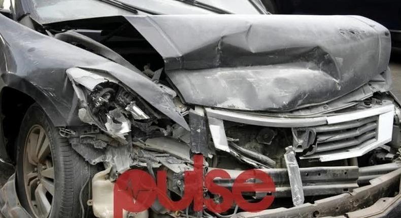 A Honda car involved in the accident (Pulse) (Illustration)