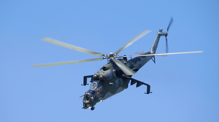 Mi-24 katonai helikopter / Illusztráció: Northfoto