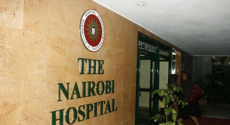 Entrance to Nairobi Hospital