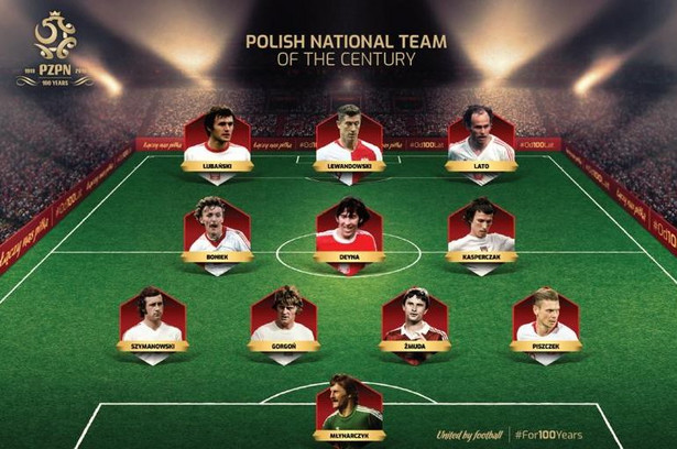 Młynarczyk, Piszczek, Żmuda... Na gali PZPN wybrano jedenastkę stulecia