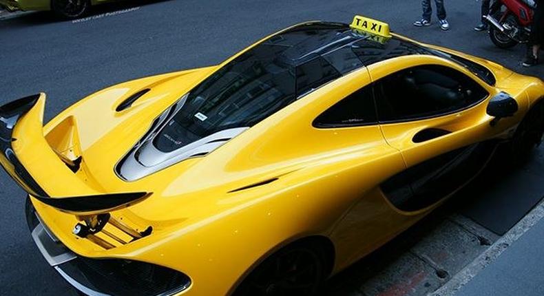 The McLaren P1 taxi